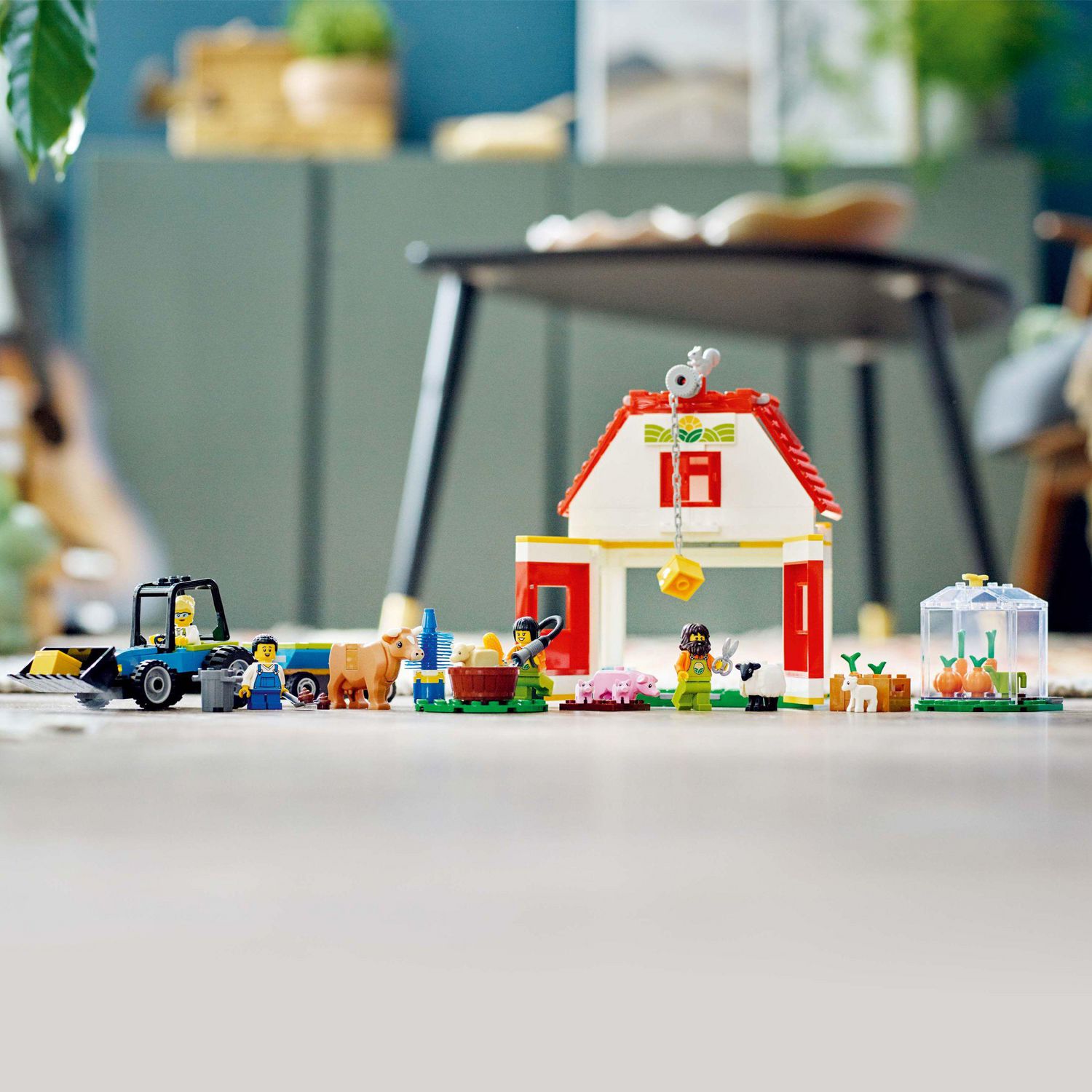 LEGO City Farm Barn & Farm Animals 60346 Toy Building Kit (230