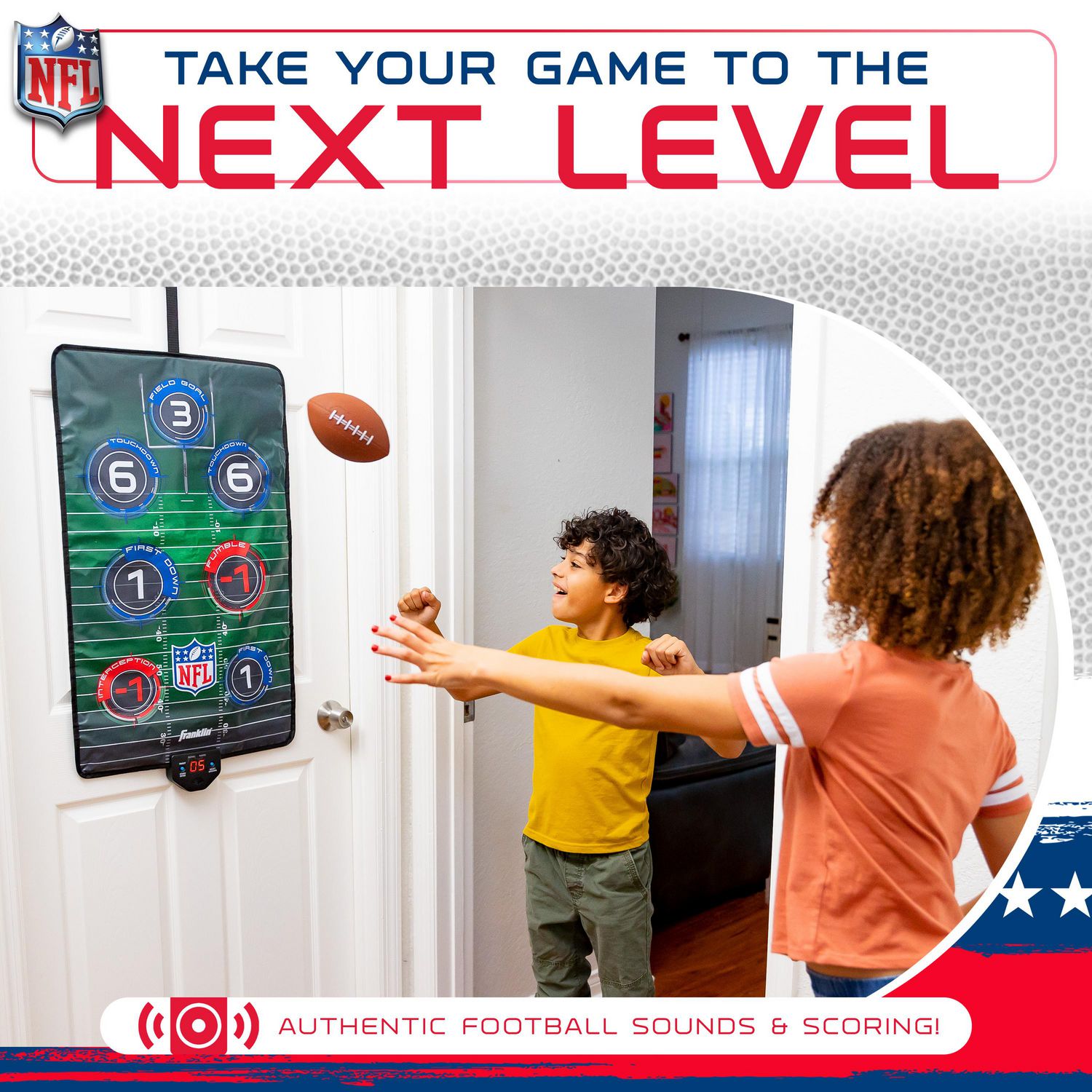 Franklin Sports NFL Score N Sounds Electronic Football Target