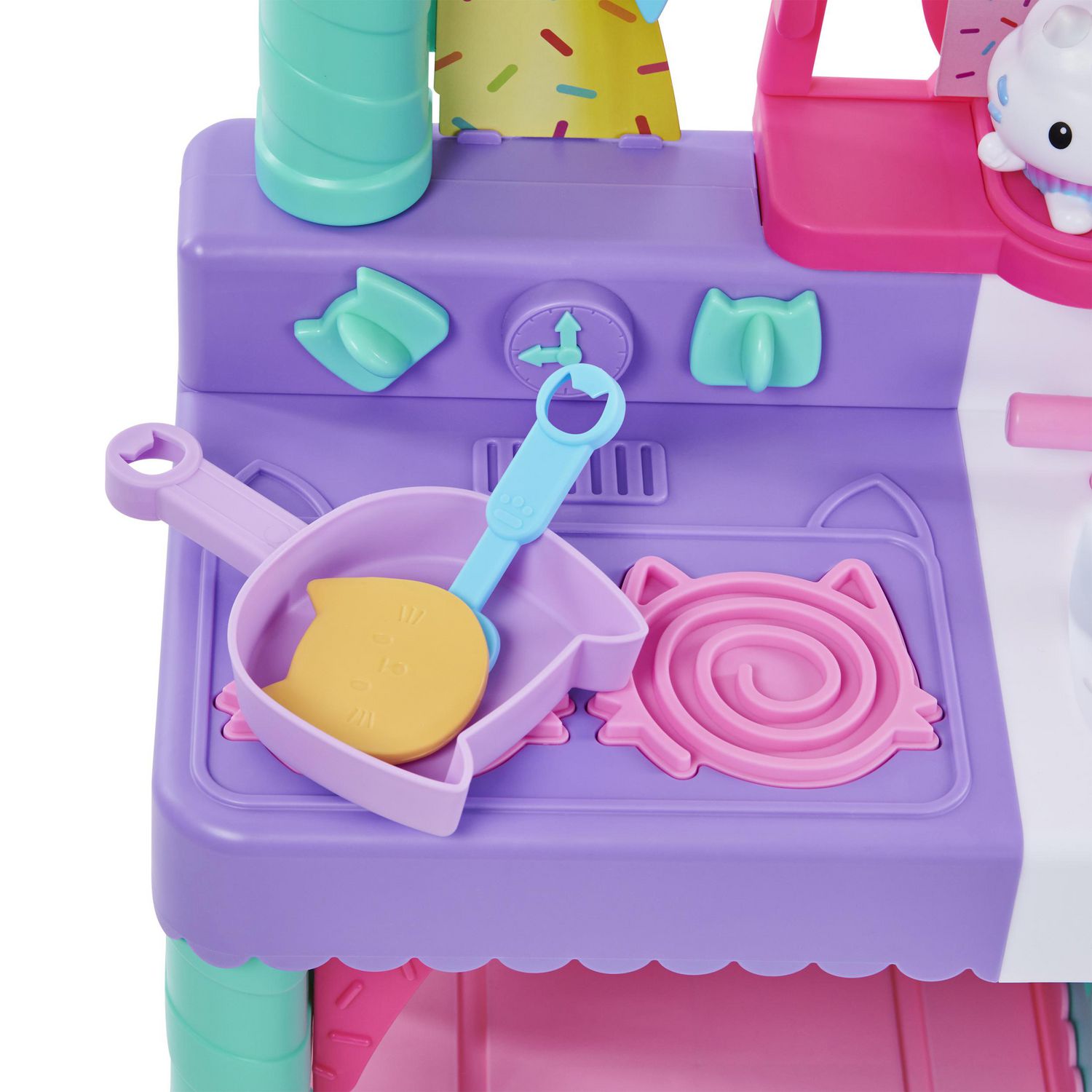 Gabby's Dollhouse, Cakey Kitchen Set for Kids with Play Kitchen