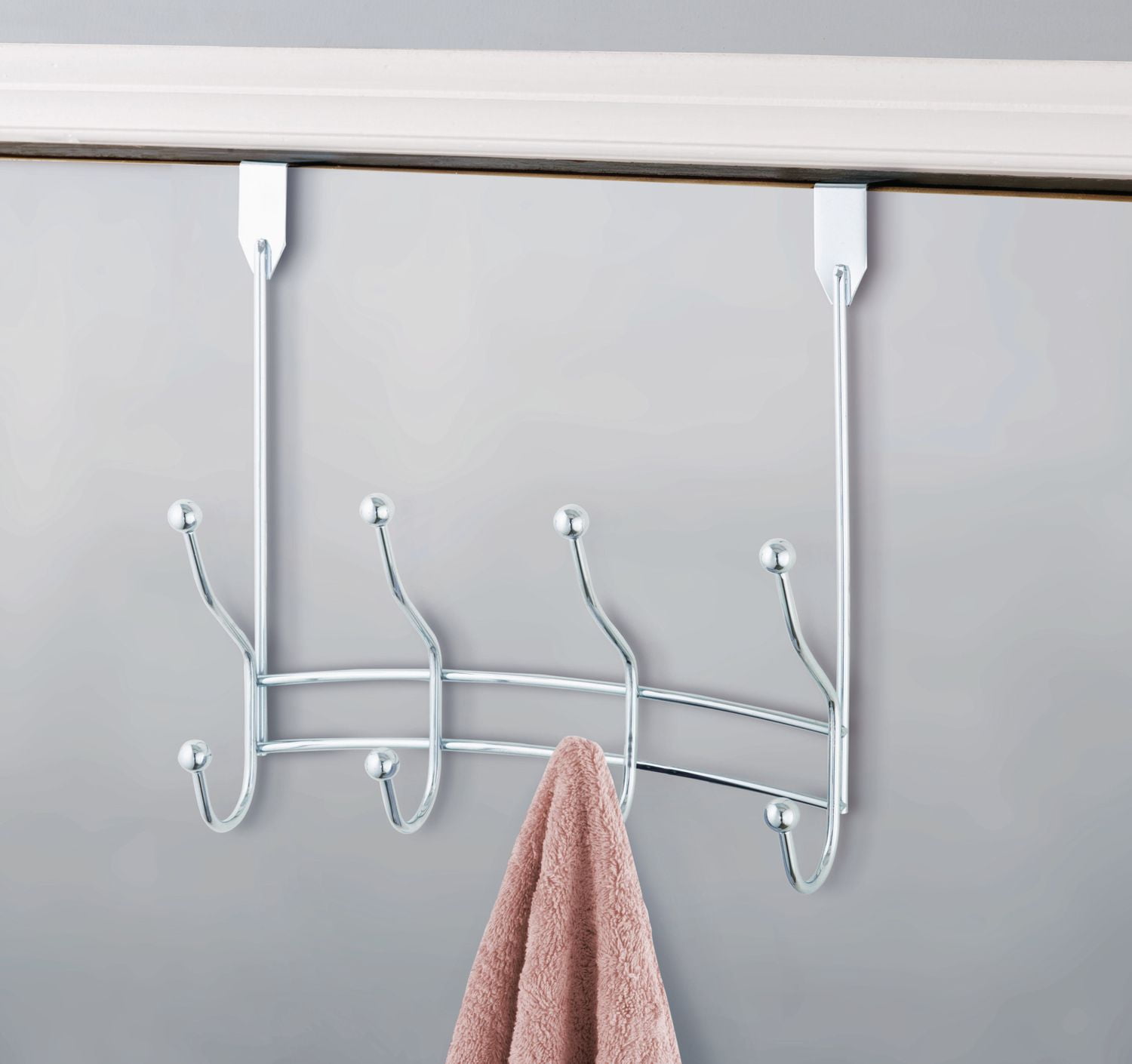 MAINSTAYS over The Door Double Chrome 4 Arched Hook bar Walmart Canada
