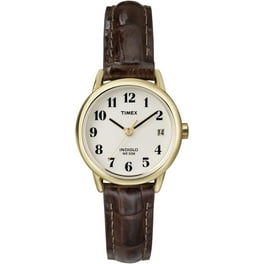 Timex T2J7619J Montre pour Femmes Easy Reader Marron Croco - Main Image