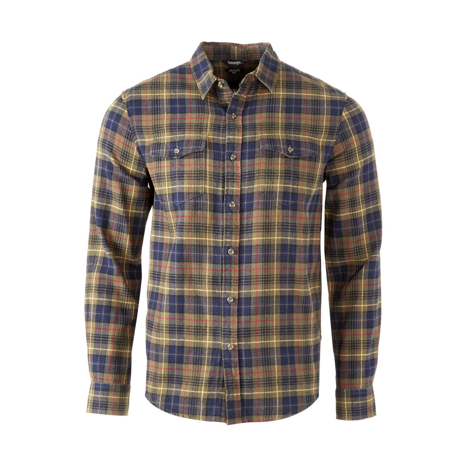 George Men's Flannel Shirt | Walmart Canada