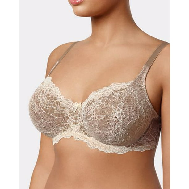 Smart Sexy Womens Plus Size Curvy Signature Lace Unlined Underwire Bra with  Added Support