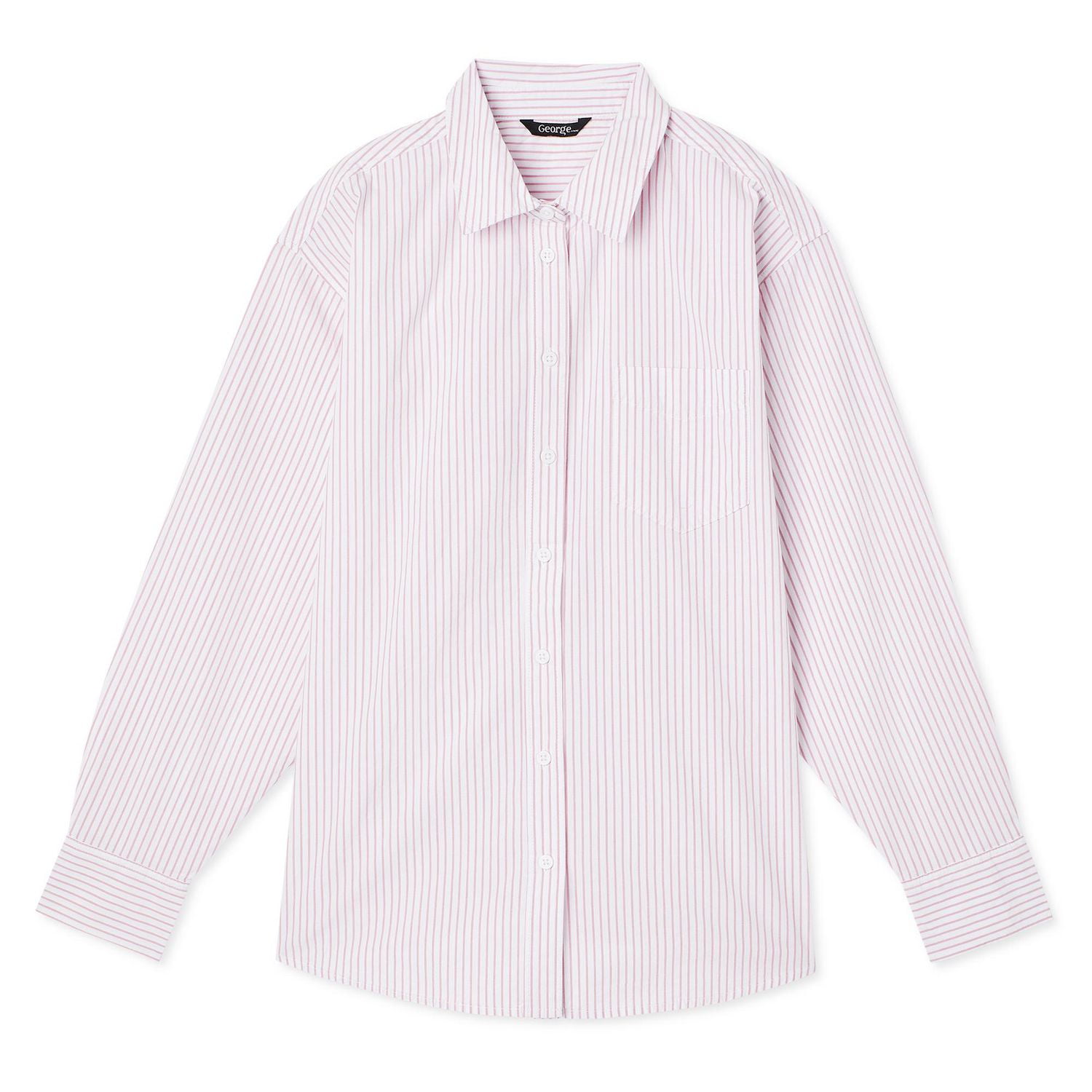 Chemise à outlet moitié rentrée femme