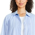 thumbnail image 4 of George Women's Oversized Poplin Shirt, 4 of 6