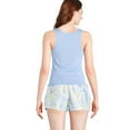 thumbnail image 3 of George Women's Lettuce Edge Tank and Short 2-Piece Set, 3 of 6