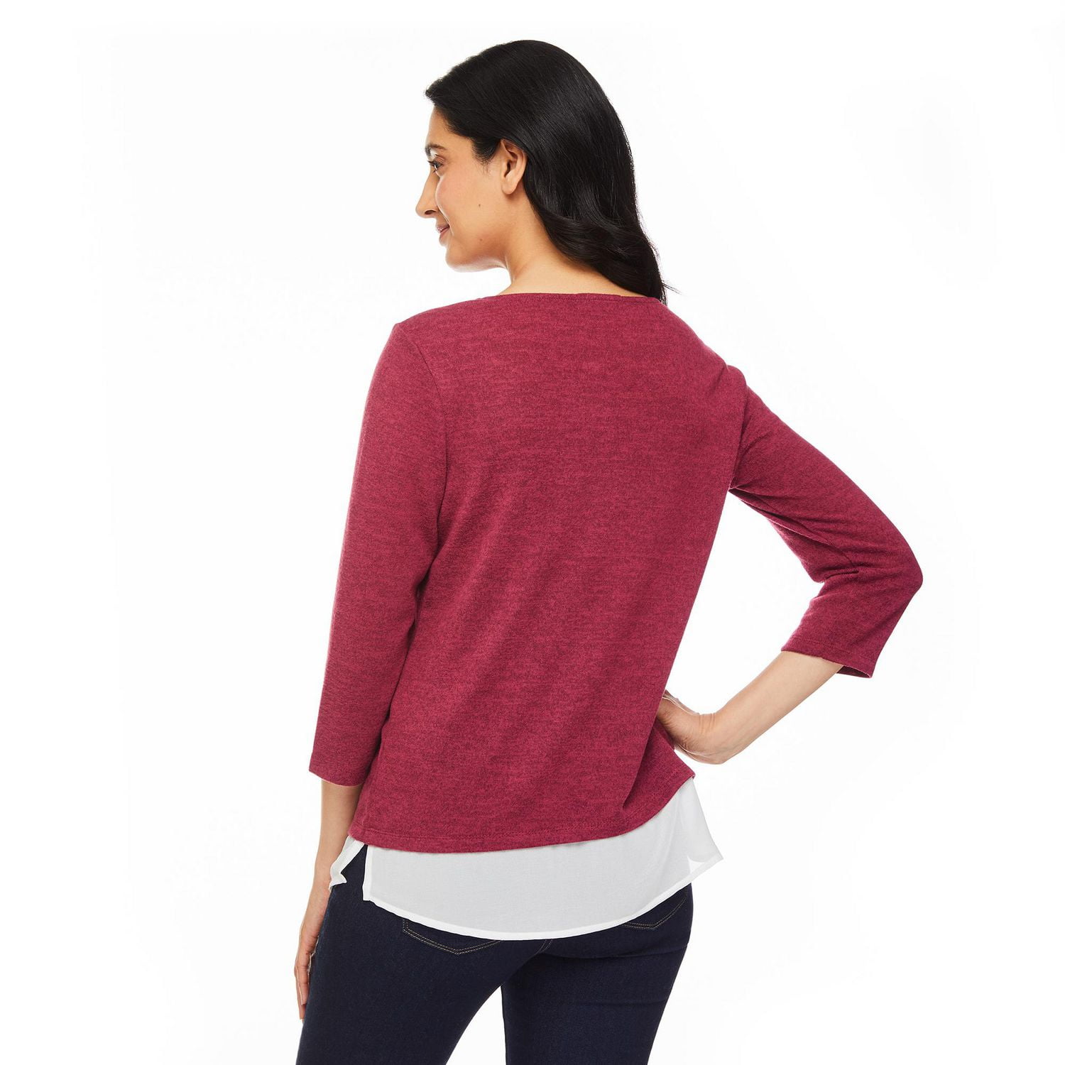 Penmans Women's 3/4 Sleeve Fooler Top