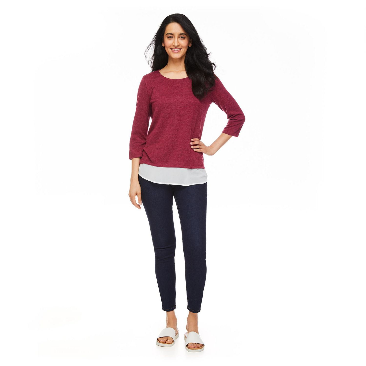 Penmans Women's 3/4 Sleeve Fooler Top