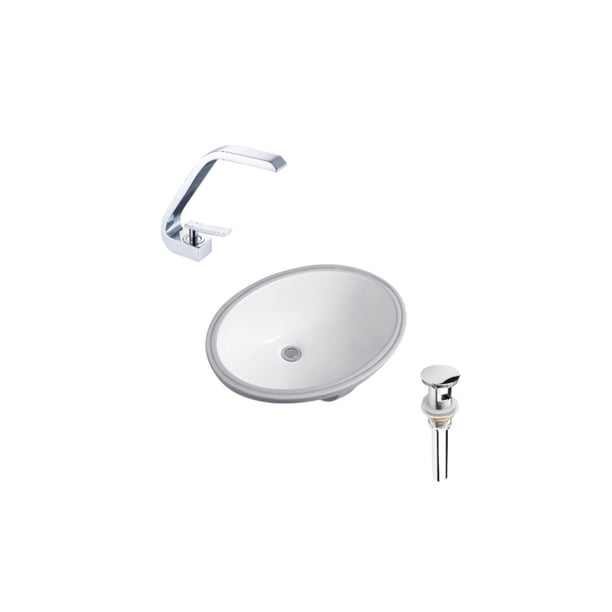 DROP Bath and Kitchen DR091110 Undermount Bathroom Sink Set - Walmart.ca