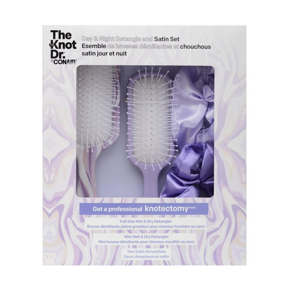 Ensemble brosses Knot DR. + 2 chouchous, 4 piéces