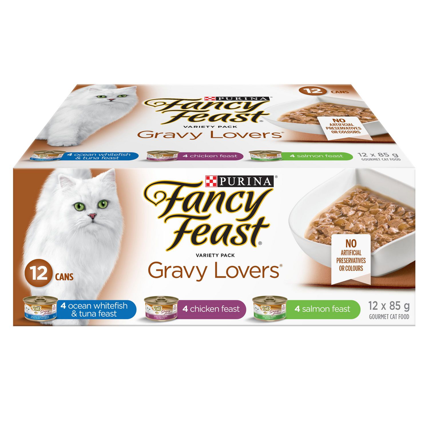 Fancy Feast Gravy Lovers Variety Pack, Wet Cat Food 12 X 85g Walmart