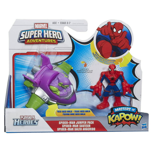 Playskool Heroes Marvel Super Hero Adventures - Spider-Man sauteur
