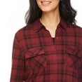 thumbnail image 3 of Penmans Women's Button-Up Plaid Shirt, 3 of 5
