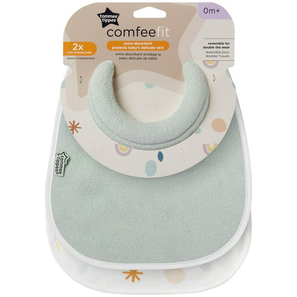 Tommee Tippee Bavoirs d'alimentation au lait, Comfeefit, super