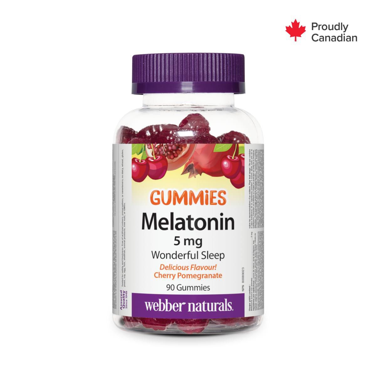 Webber Naturals Mélatonine Gélifiés 5 Mg