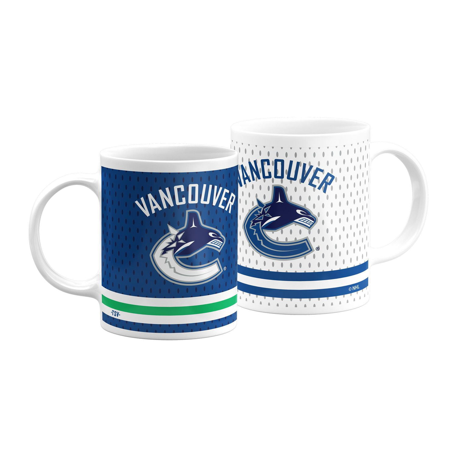 The Sports Vault 2PK Coffee Mug Set Vancouver Canucks Walmart Canada