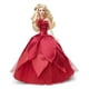 Poupée ​Barbie Joyeux Noël 2022 Barbie Signature (cheveux blonds ondulés) avec support pour poupée – image 1 sur 6