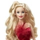 Poupée ​Barbie Joyeux Noël 2022 Barbie Signature (cheveux blonds ondulés) avec support pour poupée – image 3 sur 6