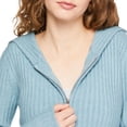 thumbnail image 4 of No Boundaries Women's Zip-Up Hoodie, 4 of 6