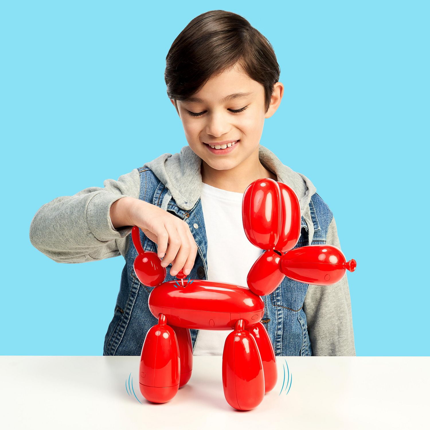 red balloon dog toy