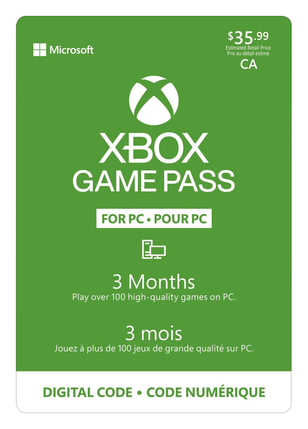 xbox game pass pc code