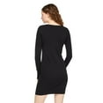 thumbnail image 3 of No Boundaries Women's Square Neckline Dress, 3 of 6