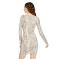 thumbnail image 3 of No Boundaries Women's Square Neckline Dress, 3 of 6