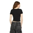 thumbnail image 3 of No Boundaries Women's Rib Baby Tee, 3 of 6