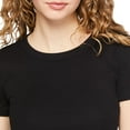 thumbnail image 4 of No Boundaries Women's Rib Baby Tee, 4 of 6