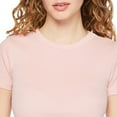 thumbnail image 4 of No Boundaries Women's Rib Baby Tee, 4 of 6
