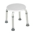 thumbnail image 1 of Drive Medical White Adjustable Height Bath Stool, 1 of 2