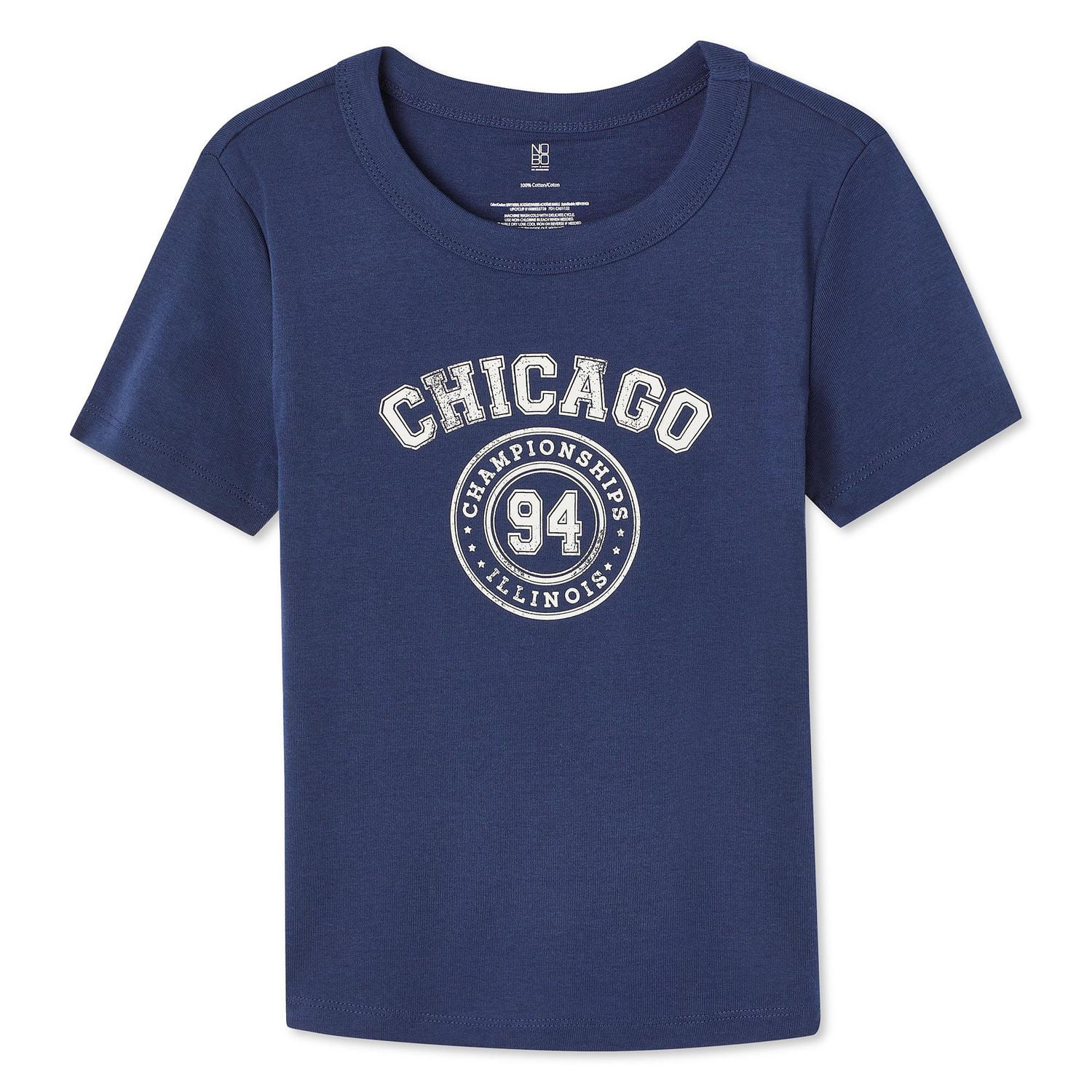 No Boundaries Women's Rib Baby Tee