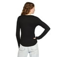 thumbnail image 3 of No Boundaries Women's Snap Henley, 3 of 6