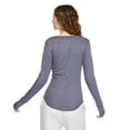 thumbnail image 3 of No Boundaries Women's Snap Henley, 3 of 6
