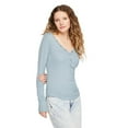 thumbnail image 2 of No Boundaries Women's Snap Henley, 2 of 6