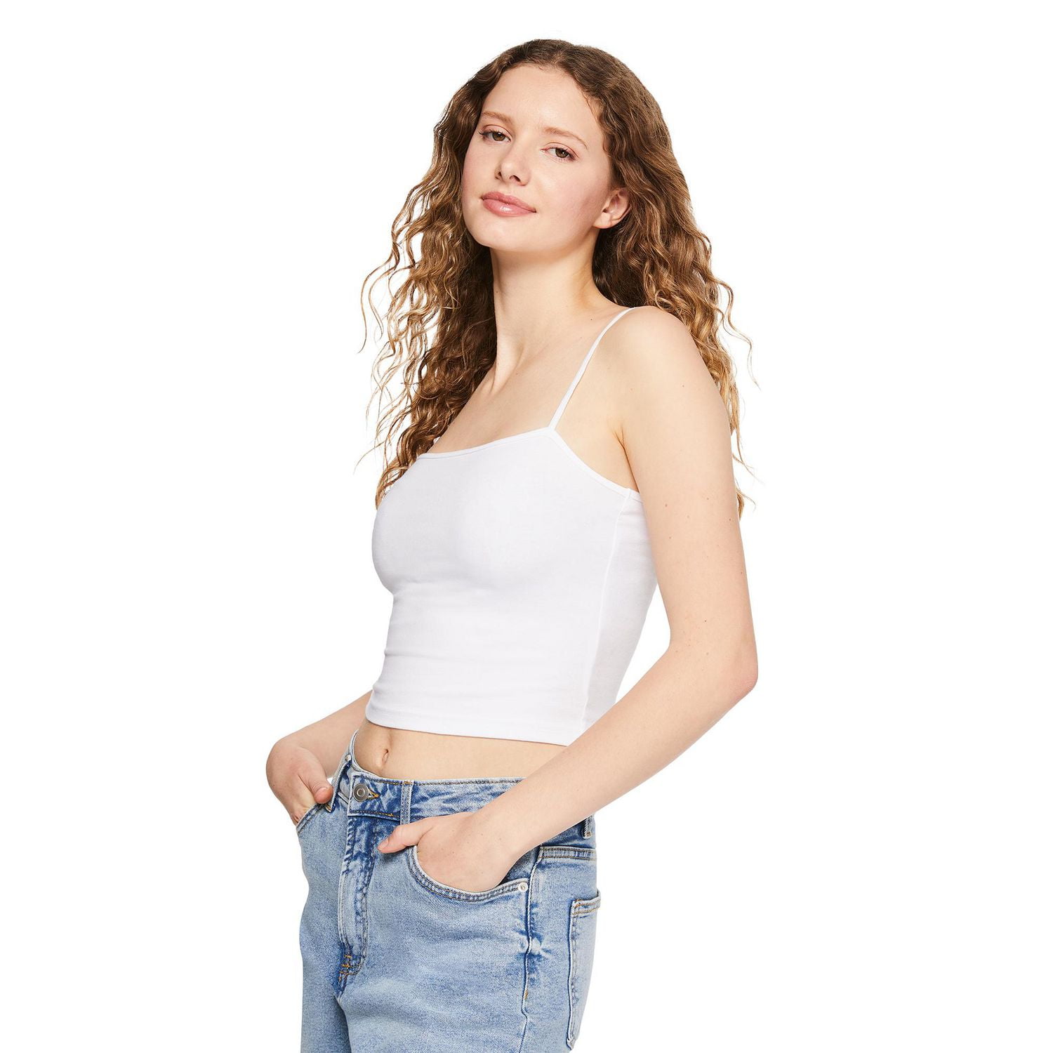 No Boundaries Women's Cropped Cami, Sizes XS-XXL