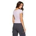 thumbnail image 3 of No Boundaries Women's Baby V-Neckline Tee, 3 of 6