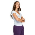 thumbnail image 2 of No Boundaries Women's Baby V-Neckline Tee, 2 of 6