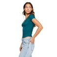 thumbnail image 2 of No Boundaries Women's Baby V-Neckline Tee, 2 of 6