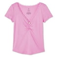 thumbnail image 5 of No Boundaries Women's Baby V-Neckline Tee, 5 of 5