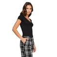 thumbnail image 2 of No Boundaries Women's Baby V-Neckline Tee, 2 of 6