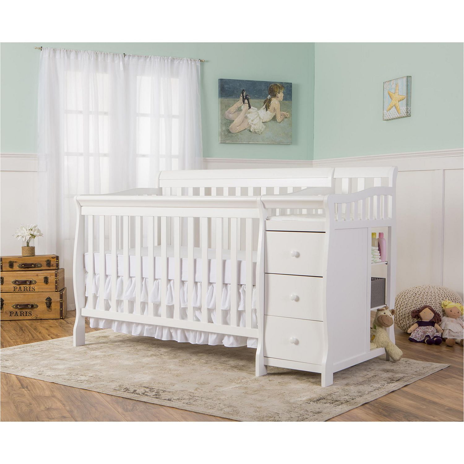 Brody 5 in 1 convertible crib with on sale changer