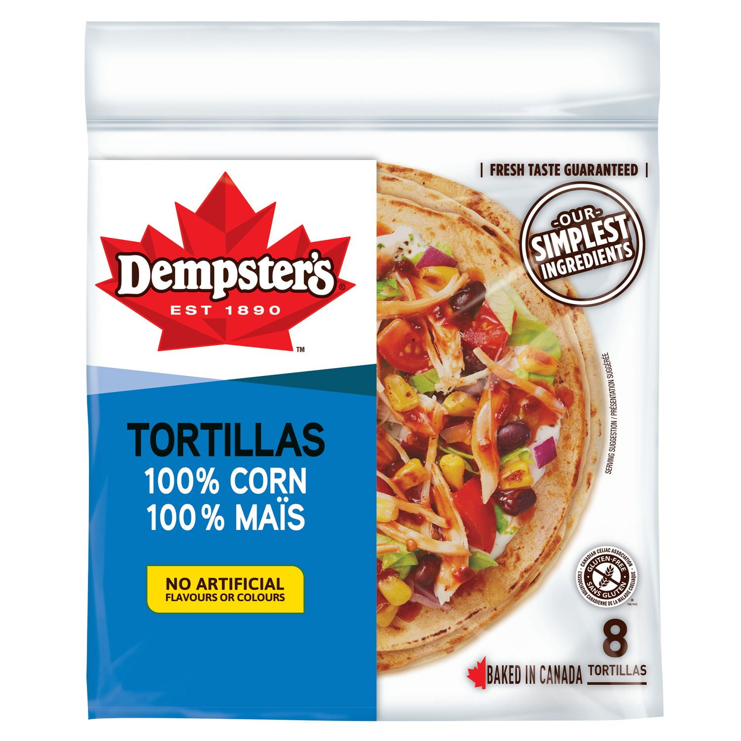 Dempster’s® 100 Corn 6” Tortillas Walmart Canada