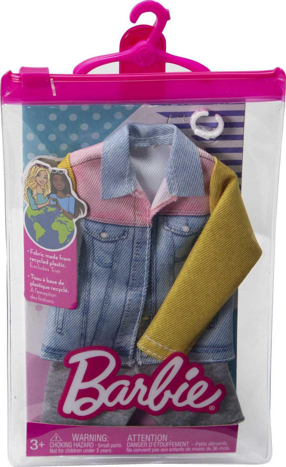 Barbie Fashions Pack: Ken Doll Clothes, Denim Jacket, Shorts