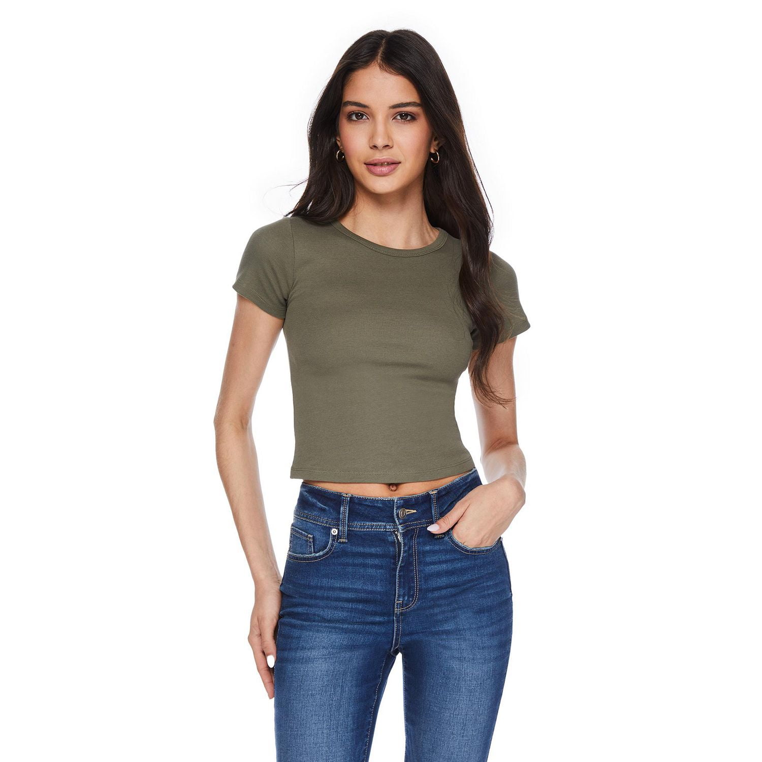 tu♡ Tie Cuff Curved Hem Tunic - Ocean Petal - Limited Sizes