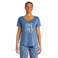 thumbnail image 1 of George Women's Scoop Neckline Sleep Tee, 1 of 6