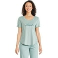 thumbnail image 1 of George Women's Scoop Neckline Sleep Tee, 1 of 6