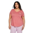 thumbnail image 1 of George Women's Plus V-Neckline Sleep Tee, 1 of 6