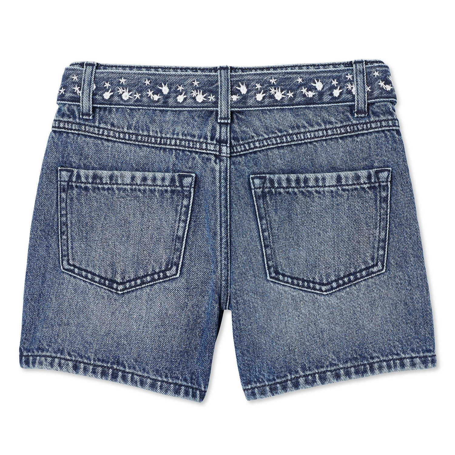 George Girls' Belted Denim Short