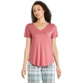 thumbnail image 1 of George Women's V-Neckline Sleep Tee, 1 of 6